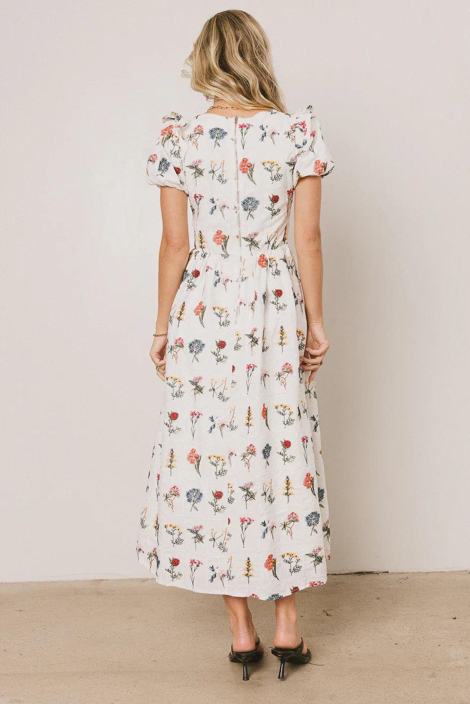 Jayce Embroidered Floral Maxi Dress