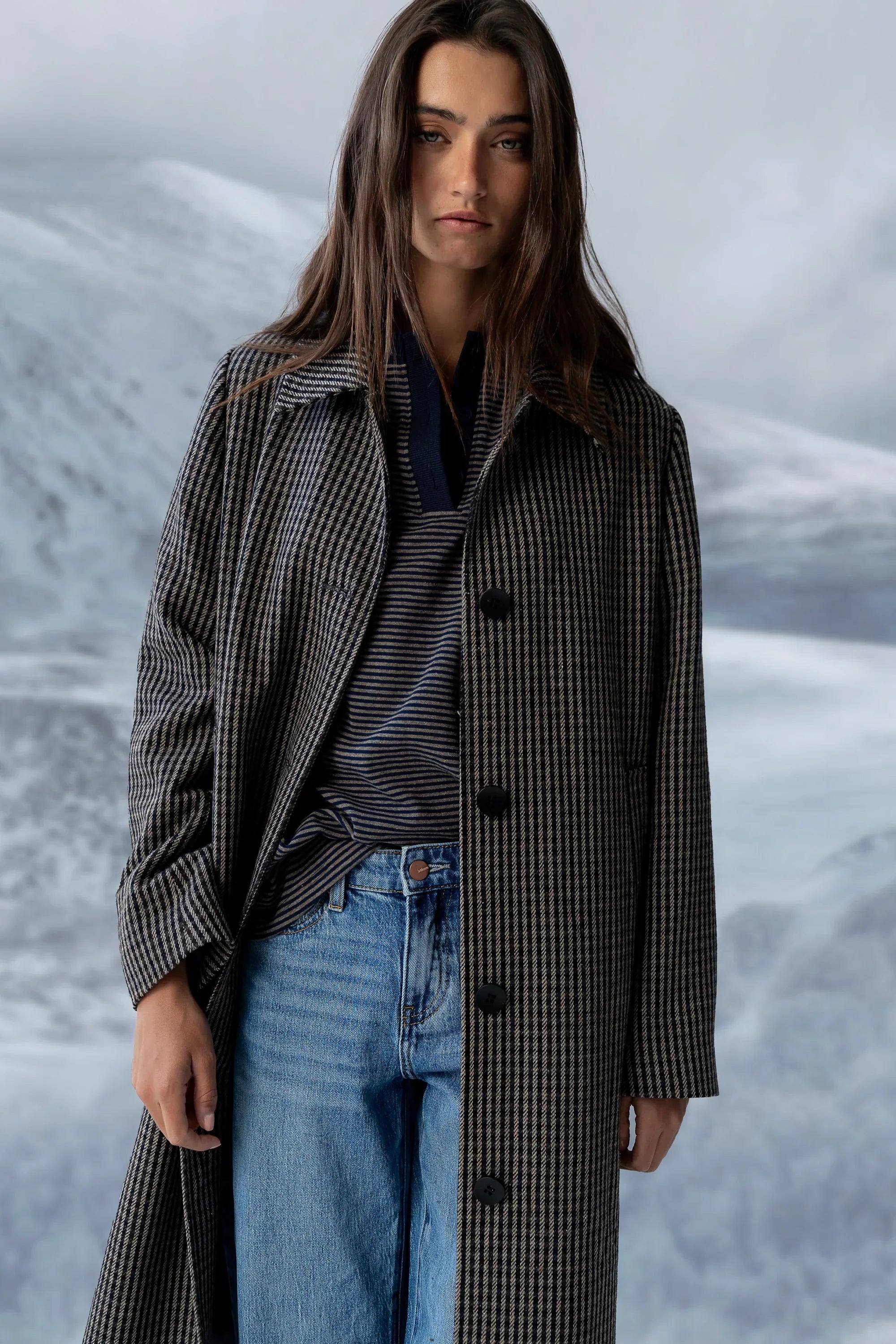 Skye Oversized Striped Top