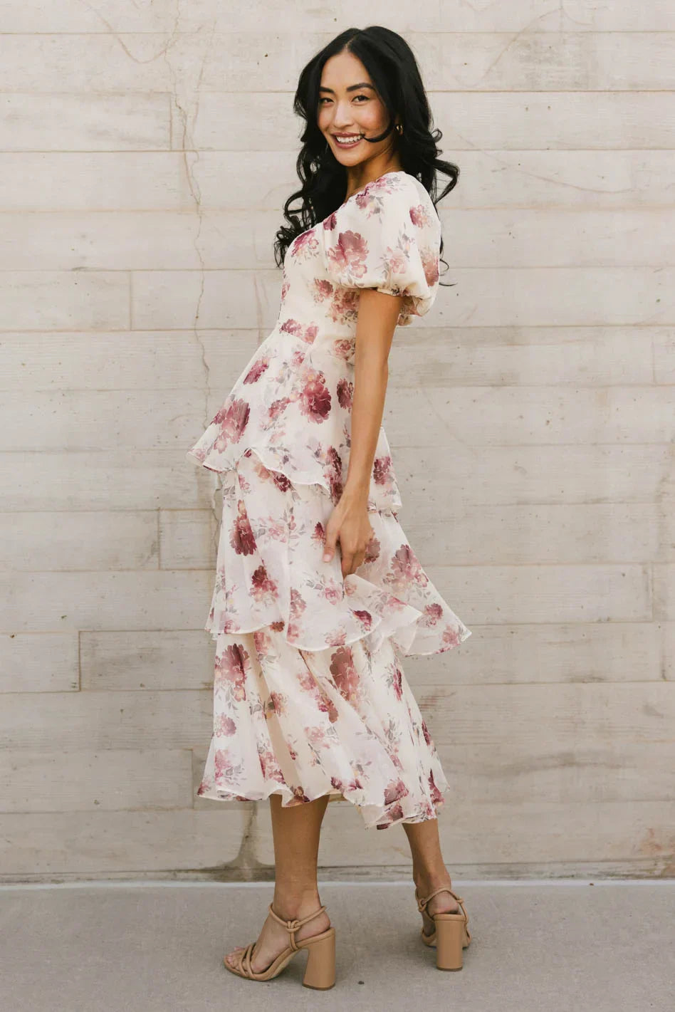 Xara Floral Midi Dress