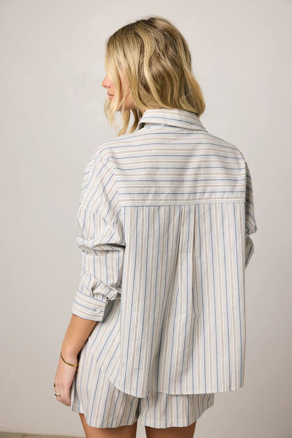 Tommy Striped Button Up