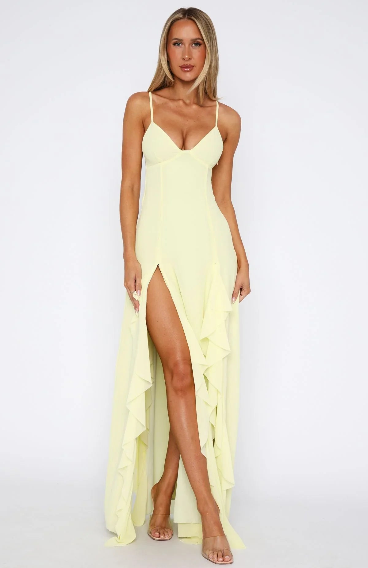 Summer Solstice Maxi Dress Lemon