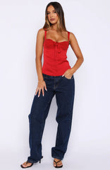 Blushing Belle Top Red