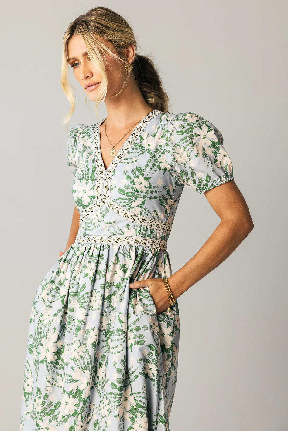 Teo Floral Maxi Dress