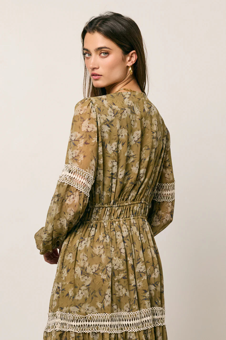 Suzan Floral Midi Dress