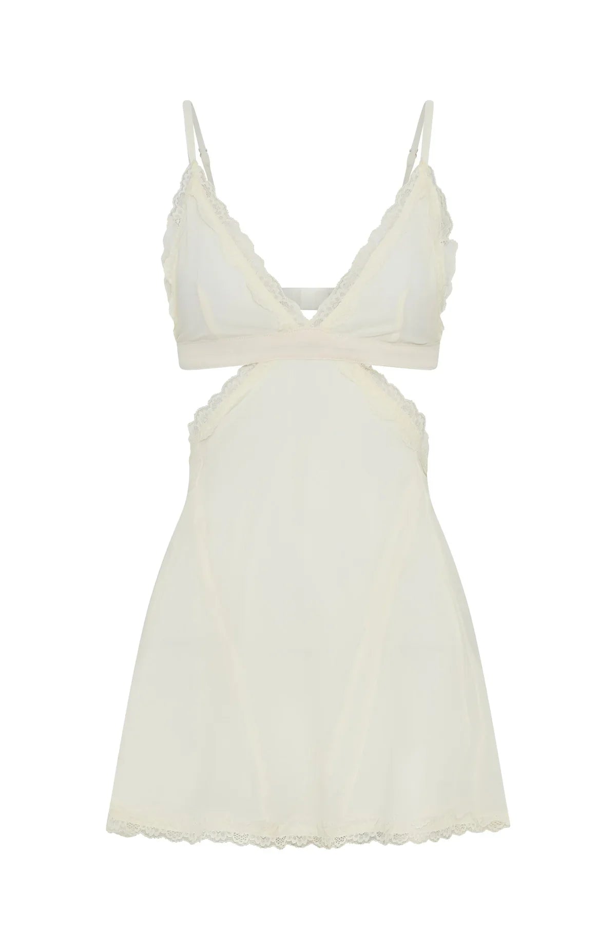 Polar Opposite Mini Dress Off White
