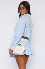 Getting Out Of Hand Mini Skort Blue